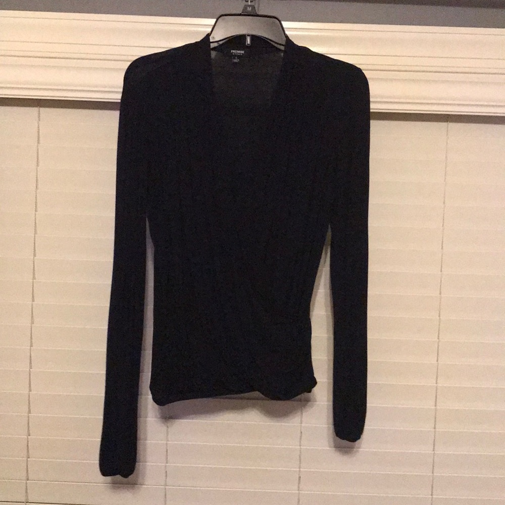 Navy blouse